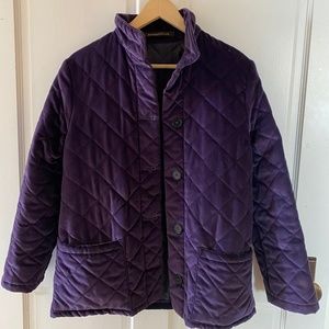 Ladies Mackintosh Purple Cotton Quilted Jacket